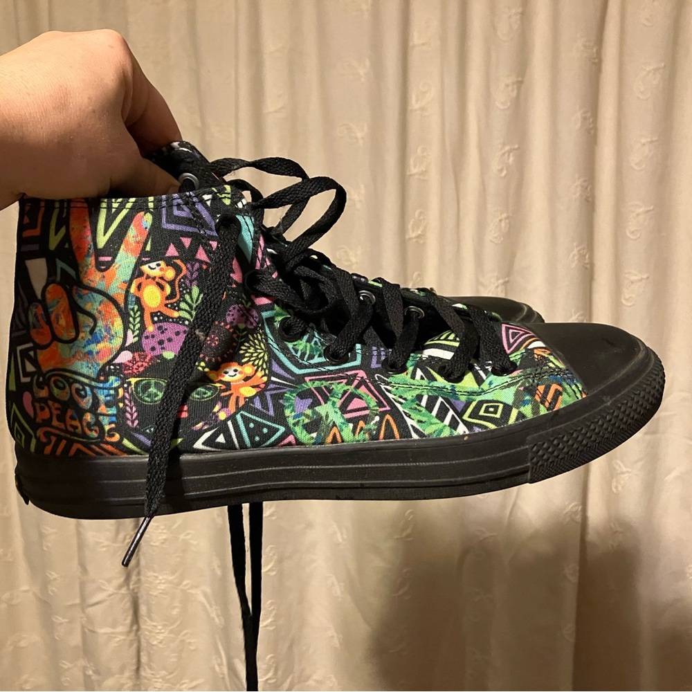 Colorful High-Top Sneakers